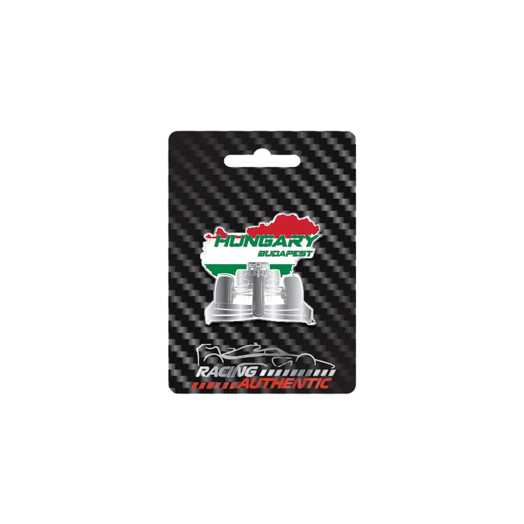 Racing Authentic Budapest Hungary Multicolor Pin 2