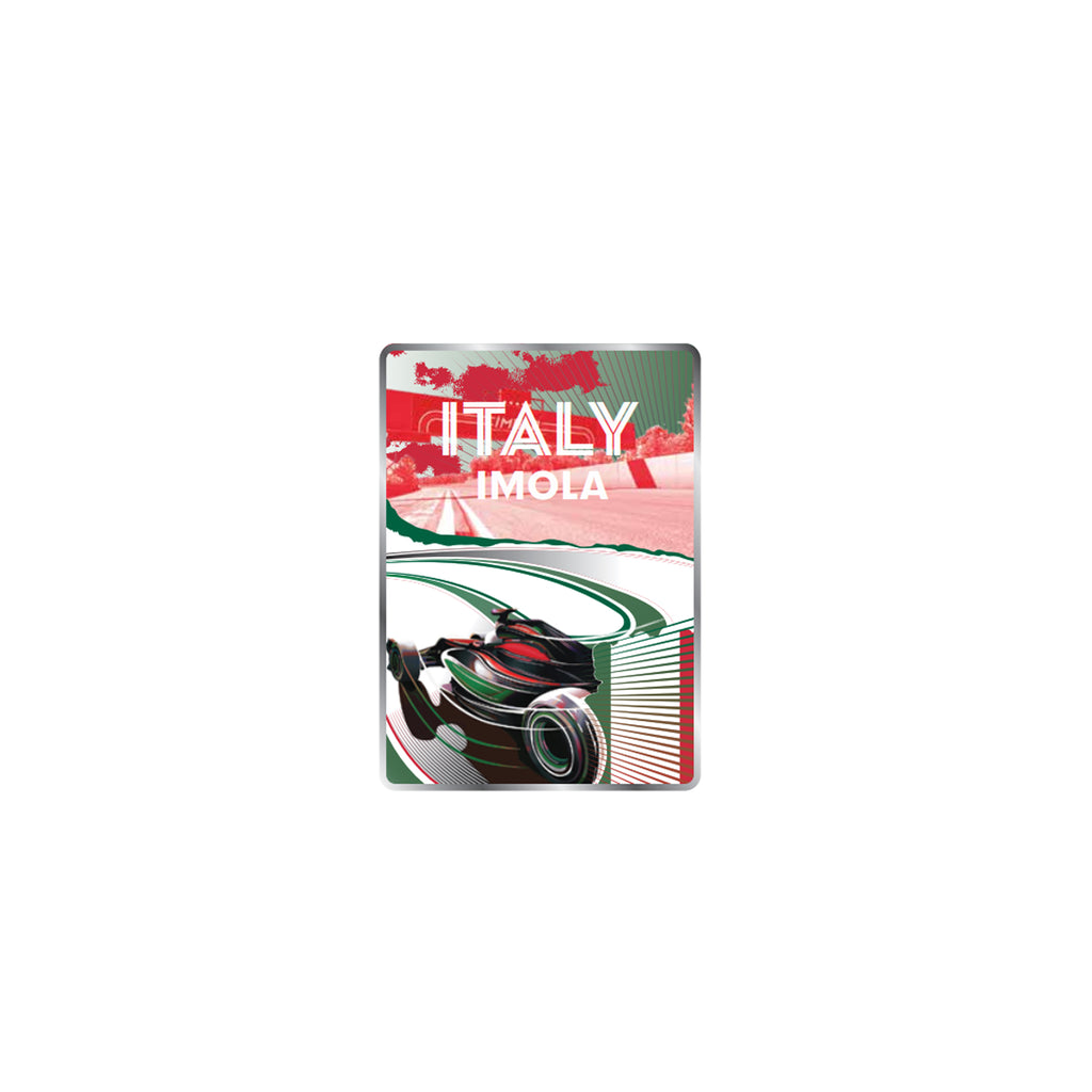 Racing Authentic Imola Italy Multicolor Magnet 1