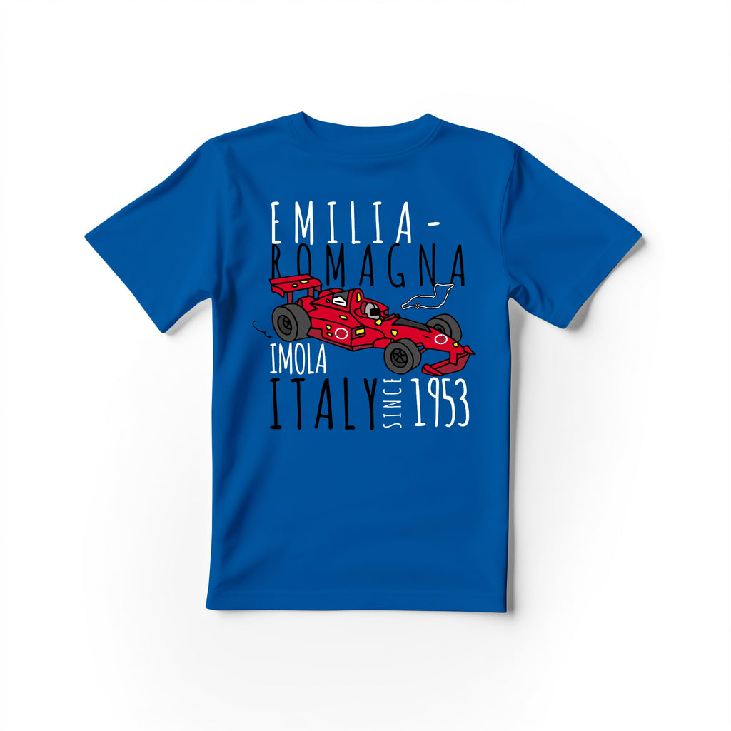 Imola Circuit Emilia Romagna since 1953 Kid's Blue T-Shirt