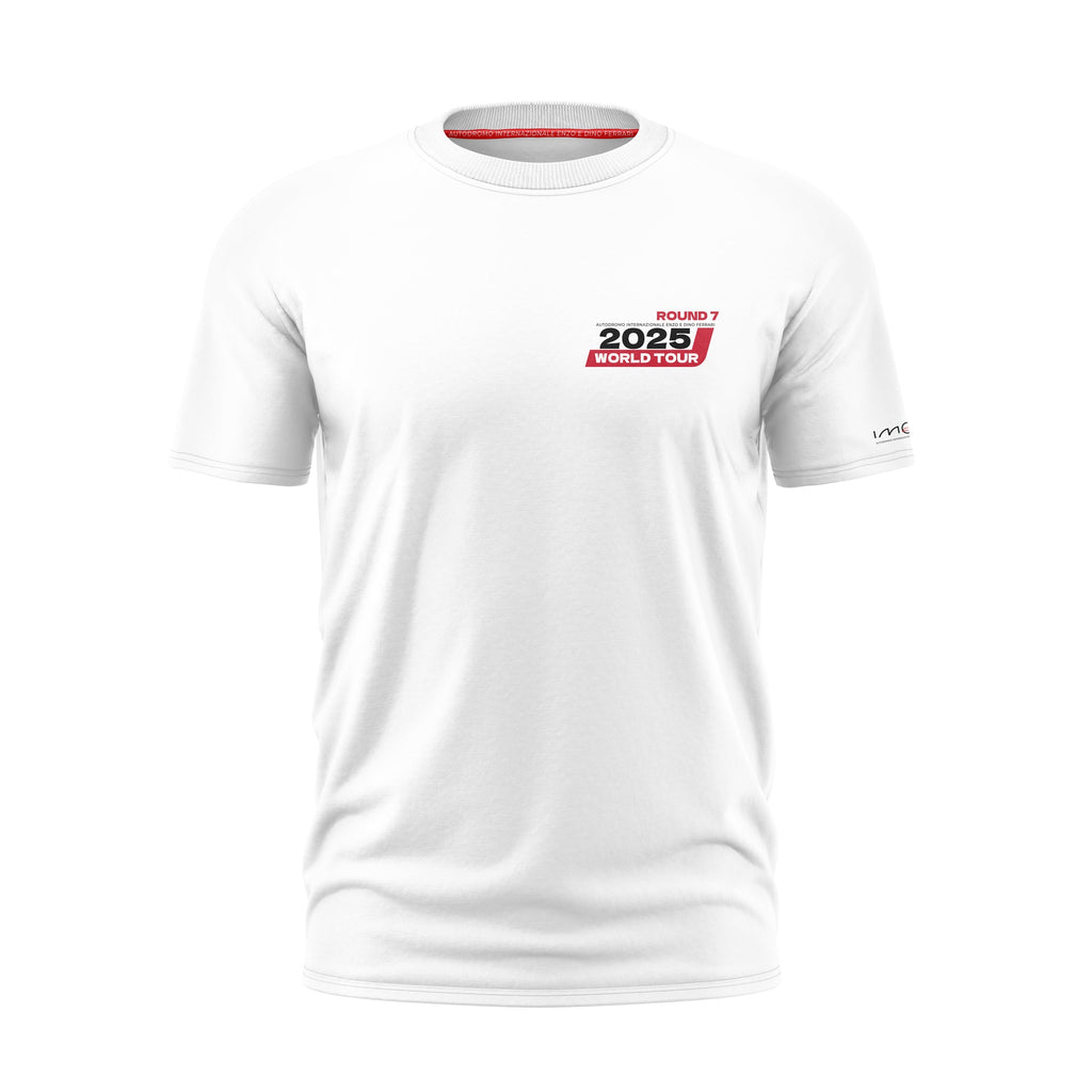 Imola Circuit 2025 World Tour Round 7 Men's White T-Shirt