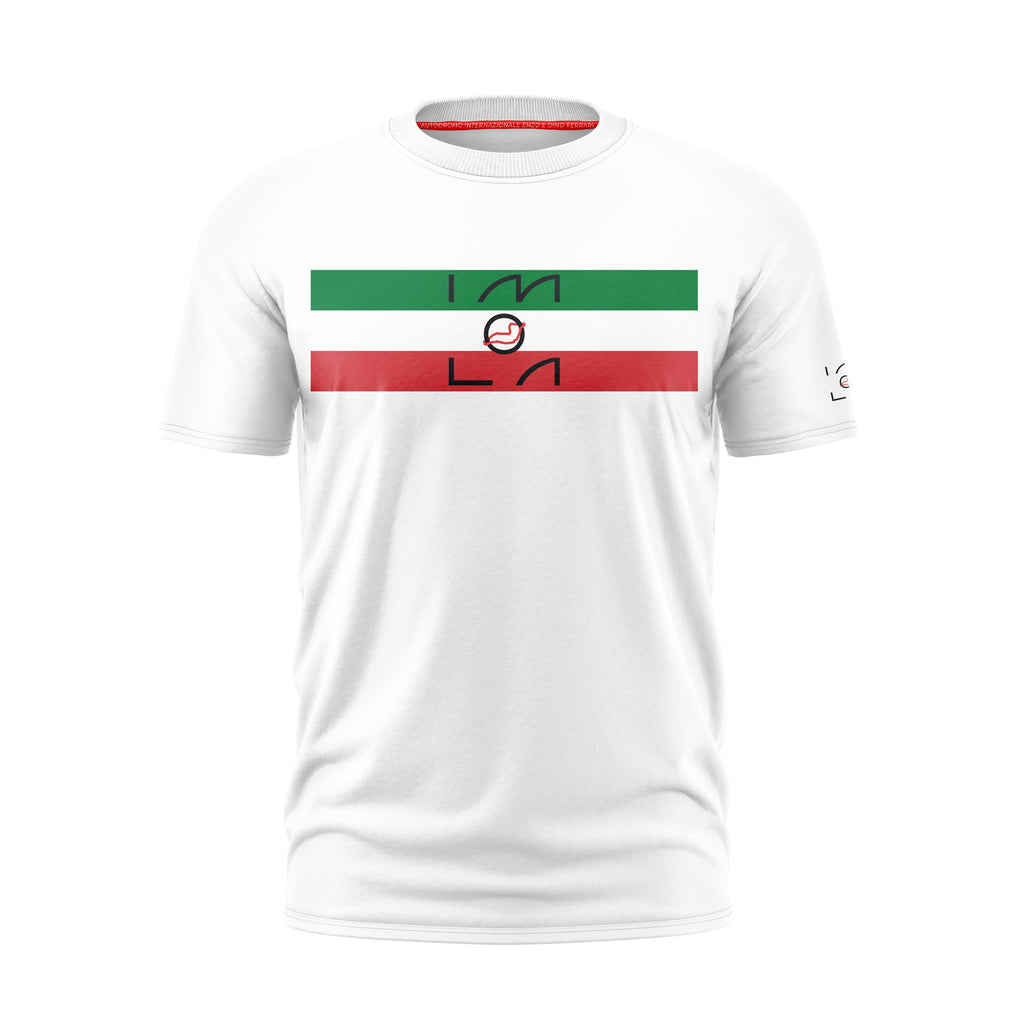 Imola Circuit Racing Car Evolution Men's White T-Shirt