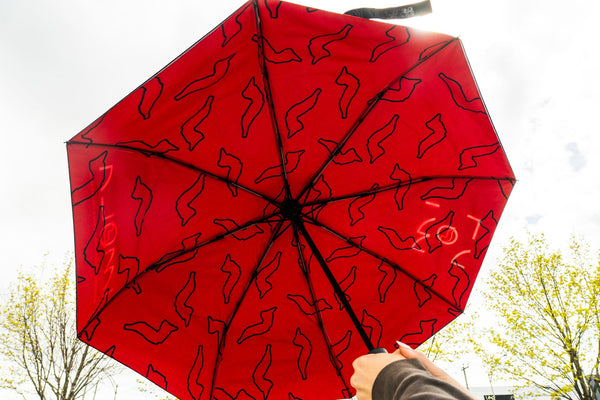 Imola Circuit Black Compact Umbrella