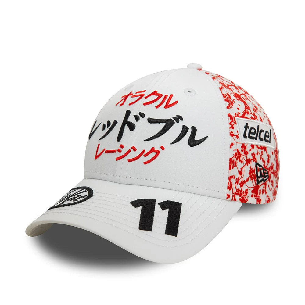 Red Bull Racing F1 New Era 9Forty Unisex Driver Sergio Perez Special Edition Japan GP White Hat