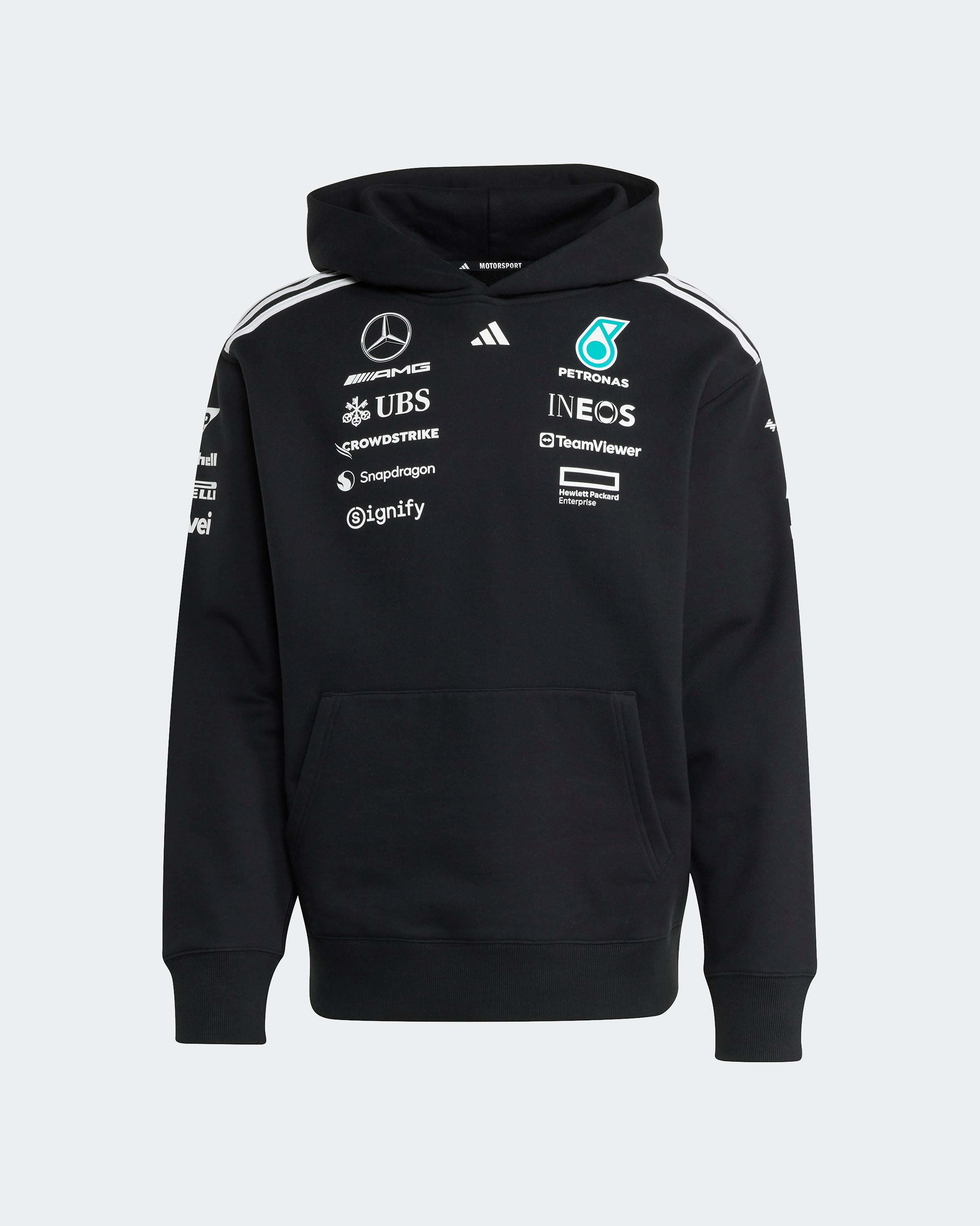 Mercedes AMG Petronas F1 Team x Adidas Mens 2025 Team Hoody