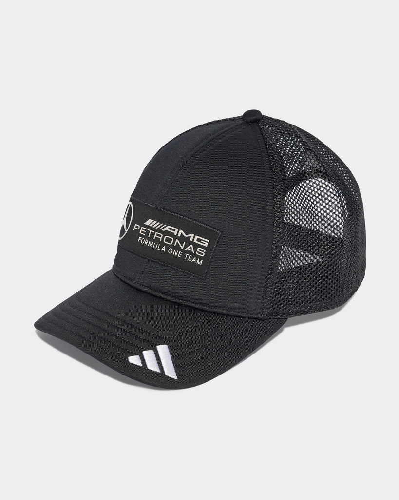 Mercedes AMG Petronas F1 Team x Adidas 2025 Team Trucker Cap Black