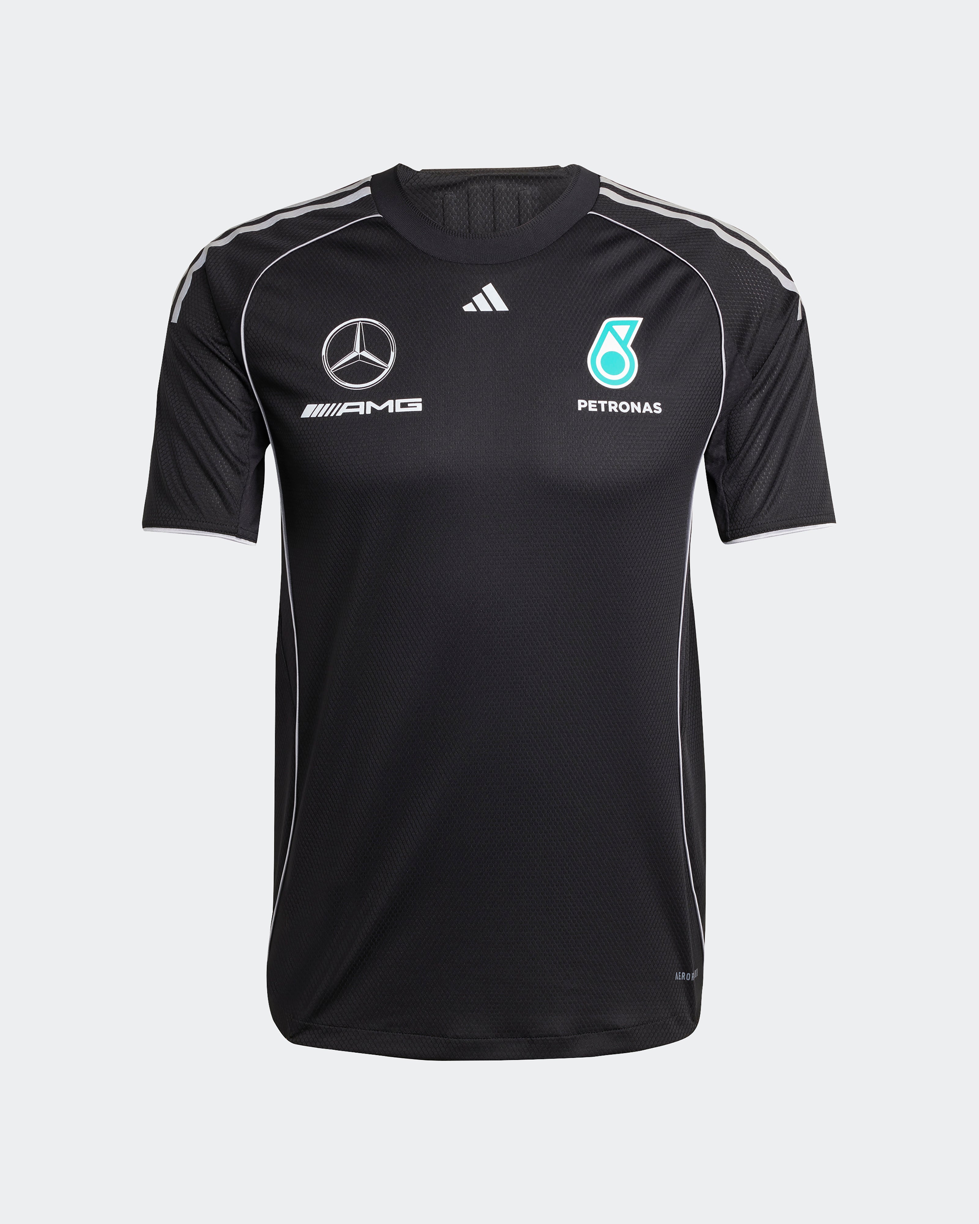 Mercedes AMG Petronas F1 Team x Adidas Mens 2025 Mechanics Tee