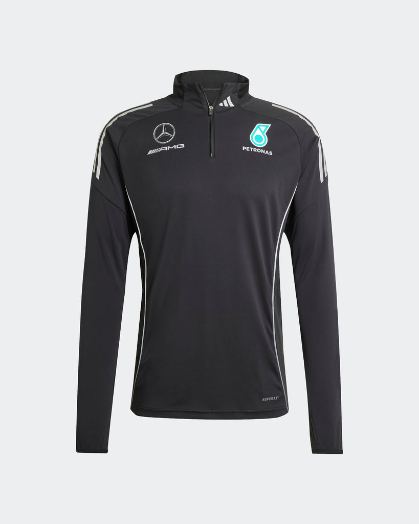 Mercedes AMG Petronas F1 Team x Adidas Mens 2025 Mechanics Top Black