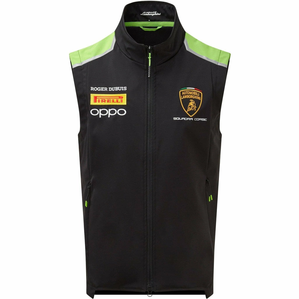 Automobili Lamborghini F1 Team Mens Padded Black Vest