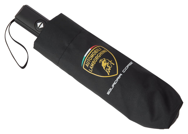 Automobili Lamborghini Squadra Corse Black and Green Compact Umbrella