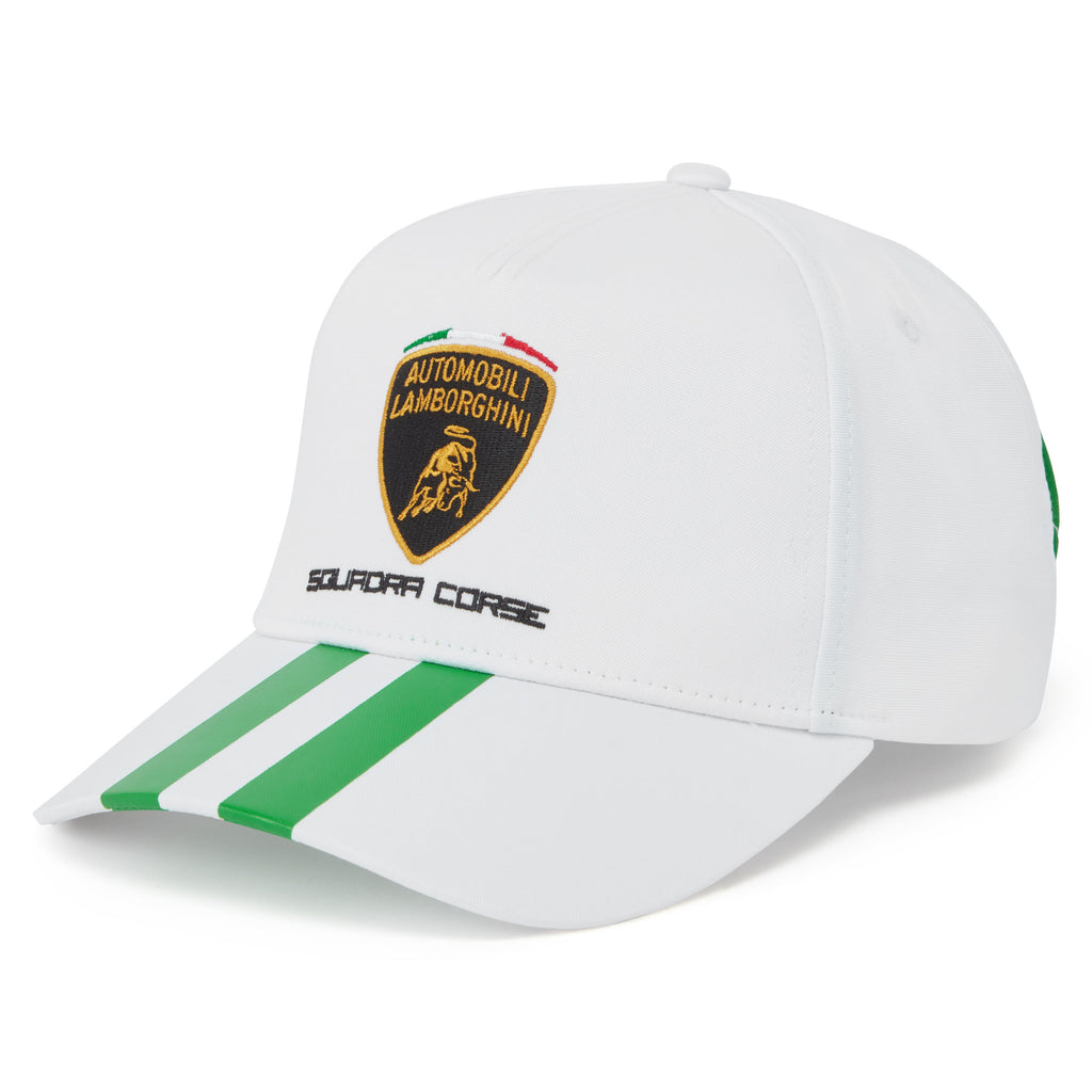 Automobili Lamborghini Squadra Corse Unisex Travel White Hat