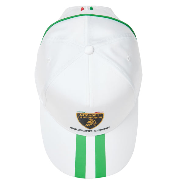 Automobili Lamborghini Squadra Corse Unisex Travel White Hat