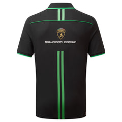 FCRB TEAM POLO Lサイズ Automobili Lamborghini Black Men's Team Polo Shirt – V12 RS