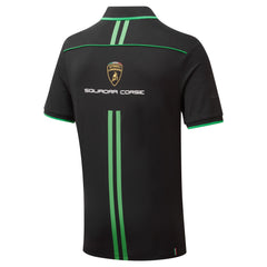 Automobili Lamborghini Black Men's Team Polo Shirt – V12 RS
