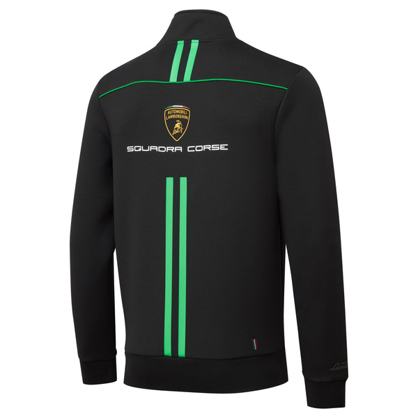 Automobili Lamborghini Squadra Corse Black Zip Sweatshirt