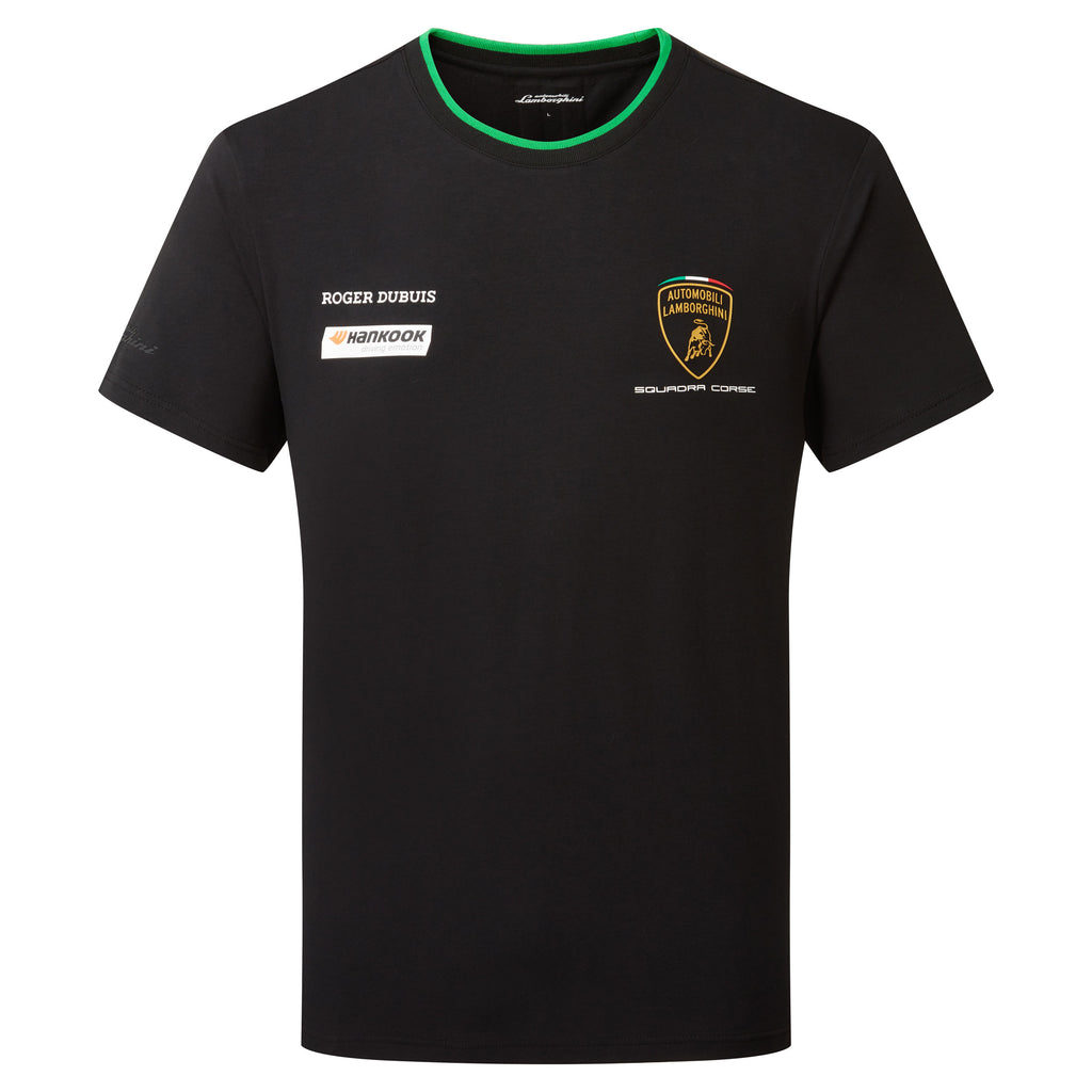 Automobili Lamborghini Squadra Corse Black Men's Team T-shirt