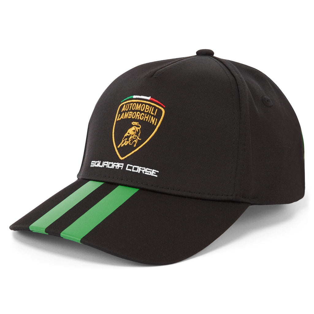 Automobili Lamborghini Squadra Corse Team Unisex  Black Hat