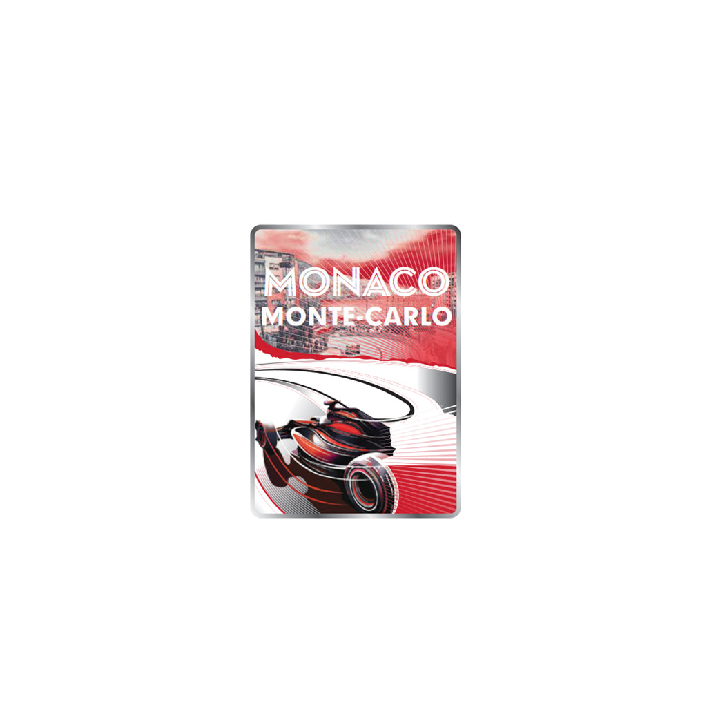 Racing Authentic Monaco Italy Multicolor Magnet 1