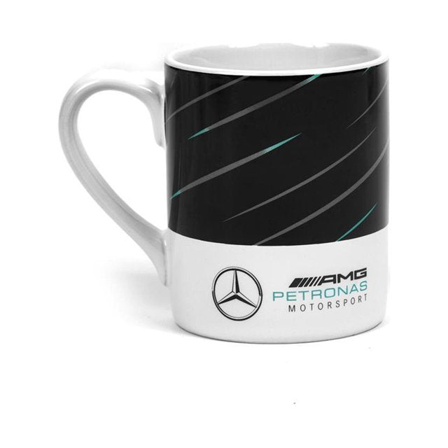 Mercedes AMG Petronas F1 Team Seasonal Black and White Mug