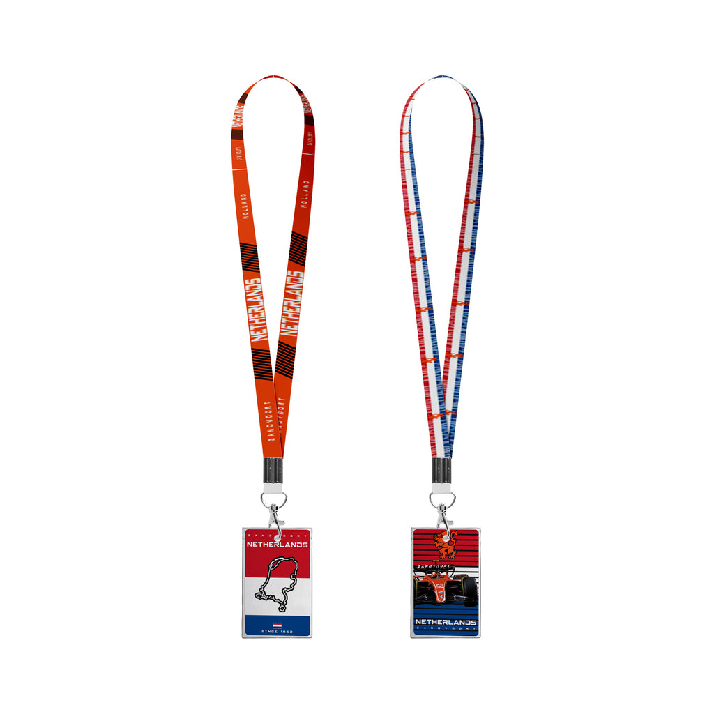 Racing Authentic Event Ticket Holder Zandvoort Netherlands Multicolor Lanyard