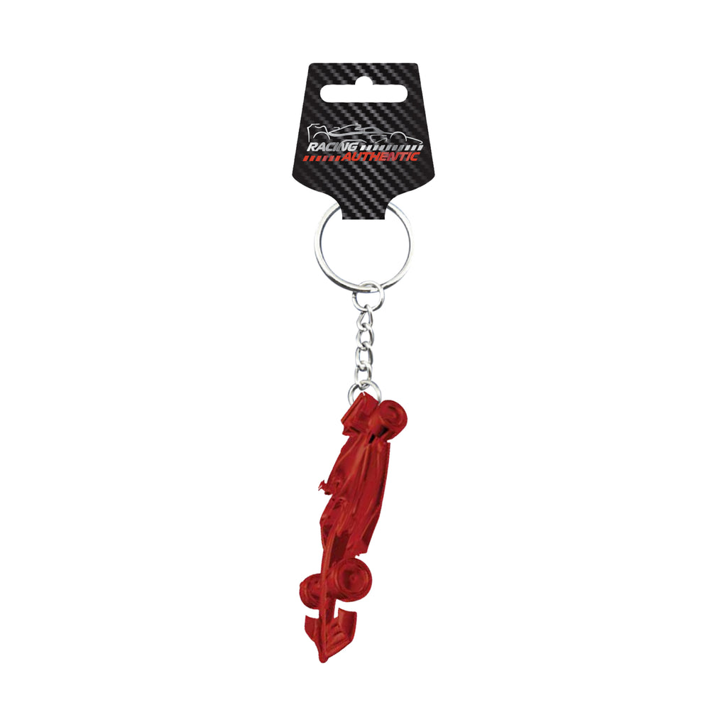 Racing Authentic Car Red Matte, Silver, Gun Metal Keyring