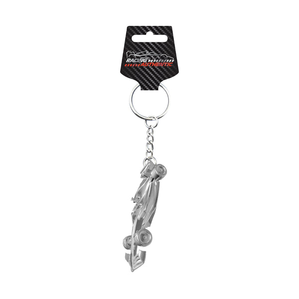 Racing Authentic Car Red Matte, Silver, Gun Metal Keyring