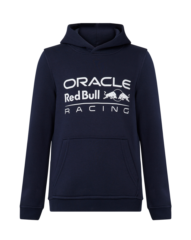 Oracle Red Bull Racing F1 Junior Core Overhead Flame Scarlet/Grey/Night Sky Blue Hoodie