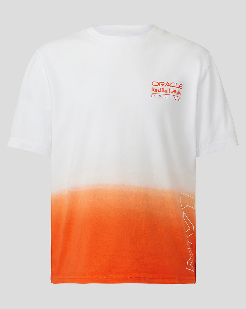 Oracle Red Bull Racing F1 Driver Max Verstappen Junior Exotic Orange T-Shirt