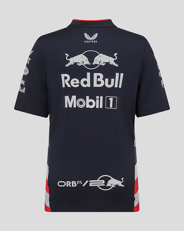 Red Bull Racing F1 Junior Short Sleeve America Race Night Sky Blue T-shirt