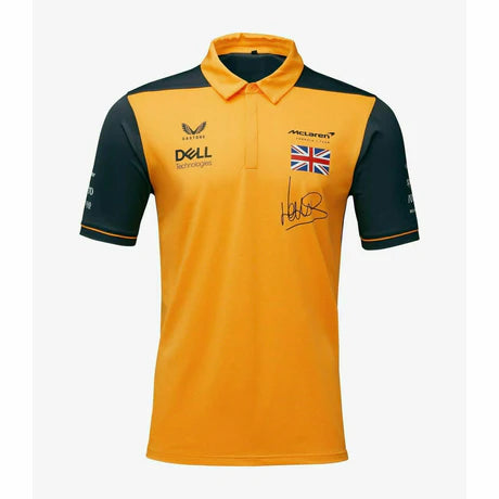 McLaren F1 Official Team Mens Driver Landos Norris Autumn Glory Set Up Polo