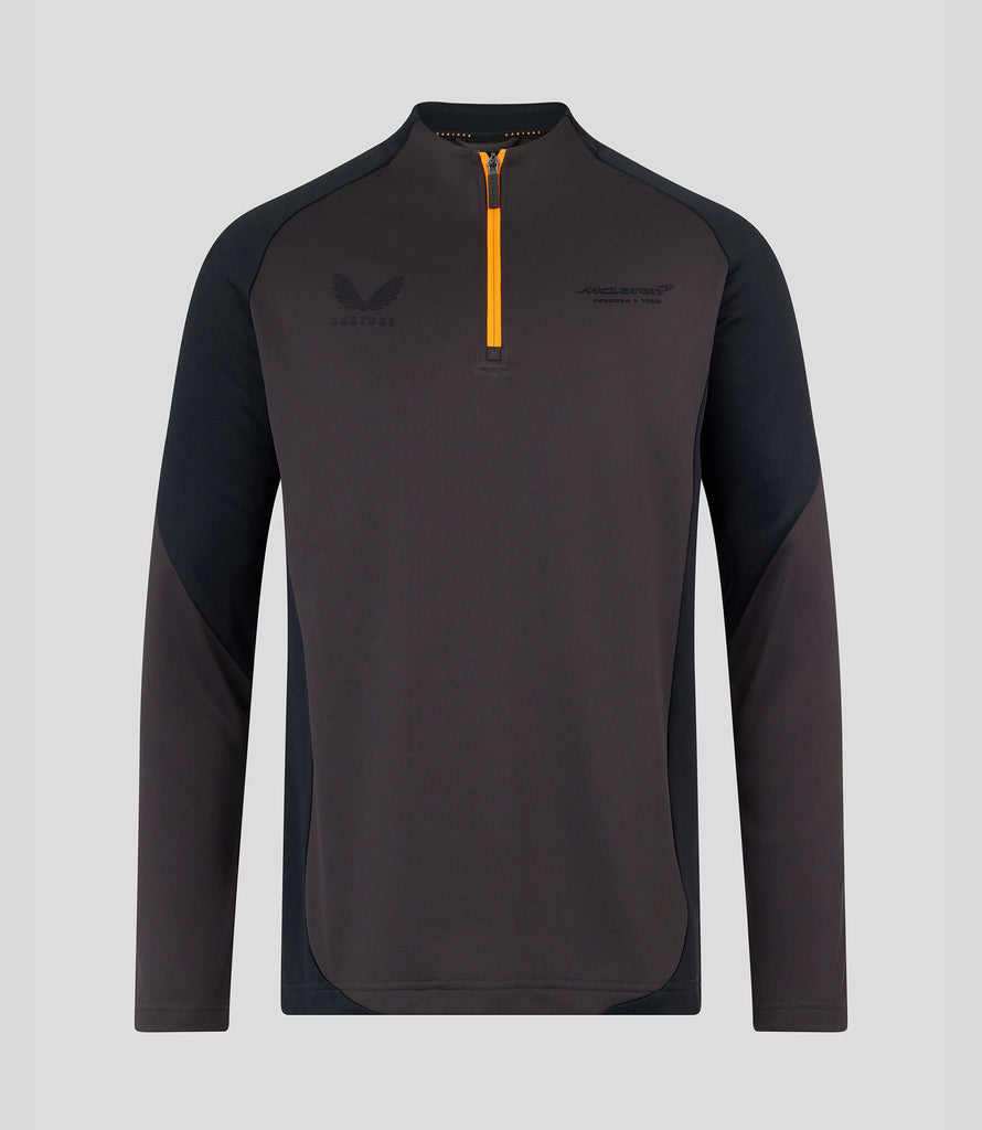 McLaren F1 Official Team Active Dual brand Chemise à manches longues gris foncé 1/4 Zip Midlayer