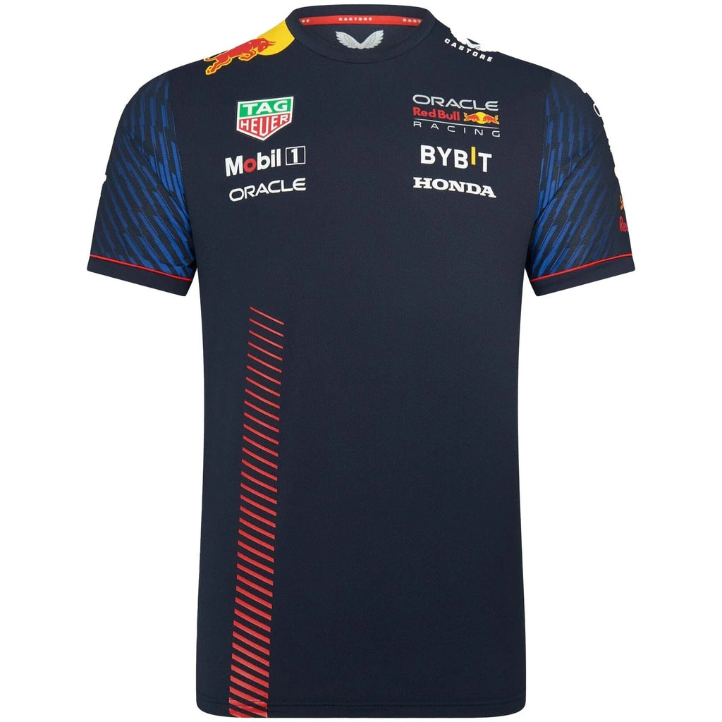 Oracle Red Bull Racing F1 T-shirt bleu ciel nocturne pour hommes