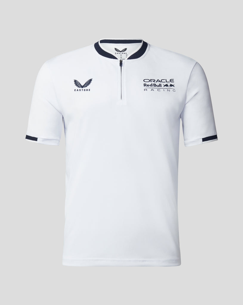 Oracle Red Bull Racing F1 Mens Lifestyle Night Sky Blue/White Polo