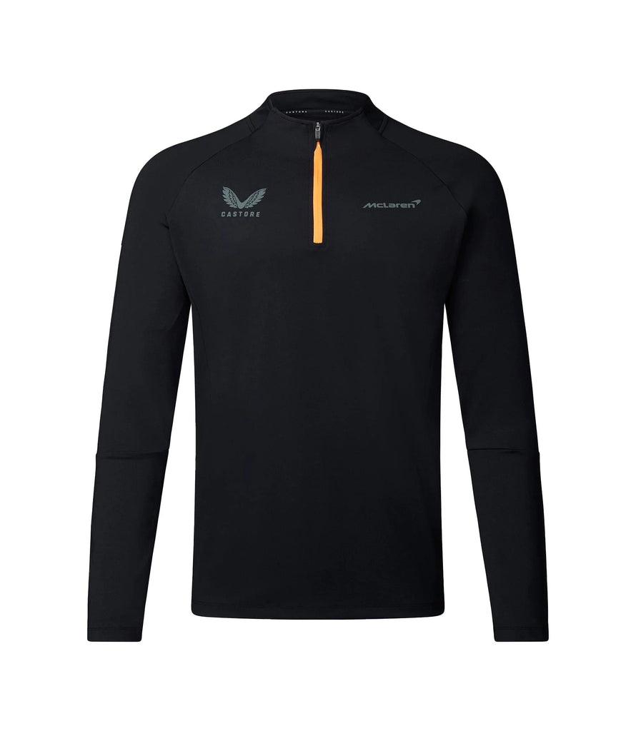 McLaren F1 Team Mens Performance 1/4 Zip Midlayer Anthracite Jacket