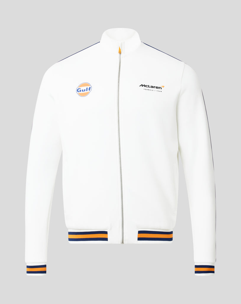 McLaren Racing F1 Gulf Mens Track Snow White/Papaye Jacket