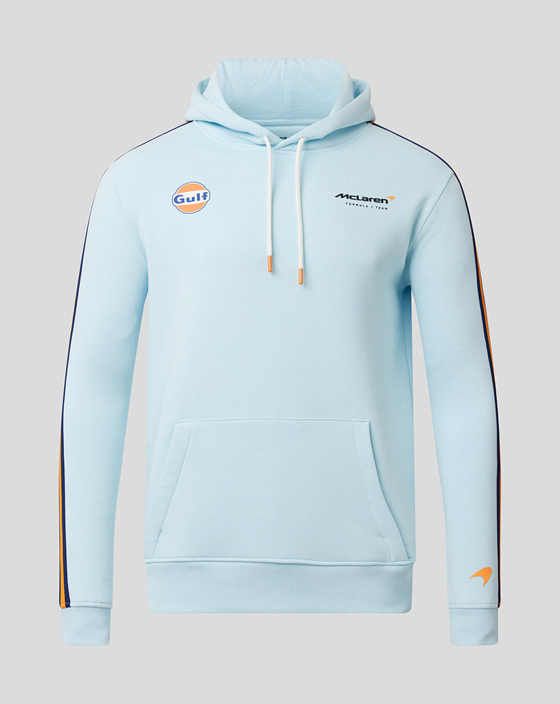 McLaren Racing F1 Mens Gulf OH Blue Hoodie