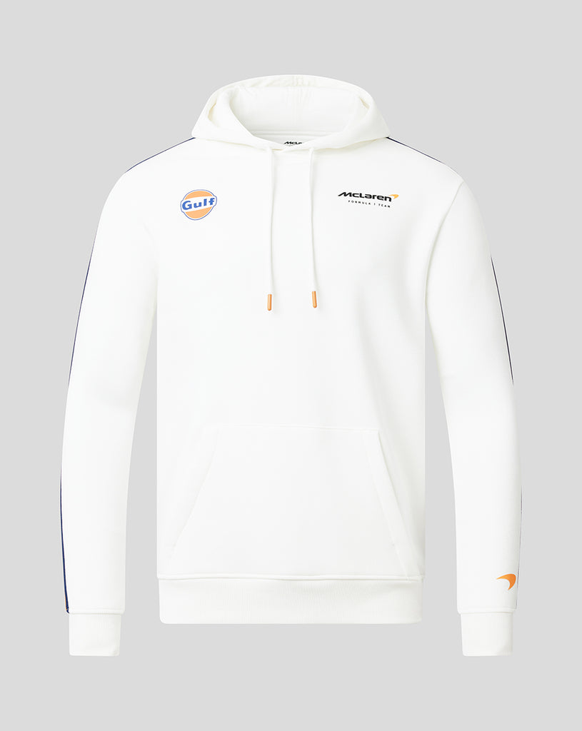 McLaren Racing F1 Mens Gulf OH Snow White Hoodie