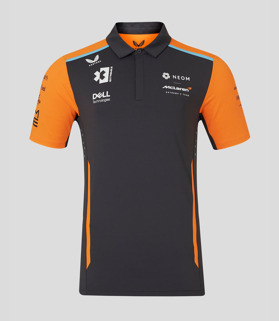 Mclaren Xtreme E Mens Autumn Glory/phantom Polo Shirt