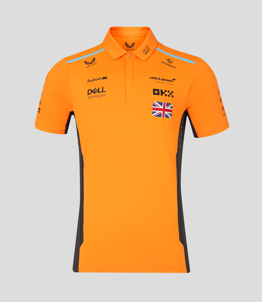 McLaren F1 Mens Driver Lando Norris Autumn Glory/Phantom Polo