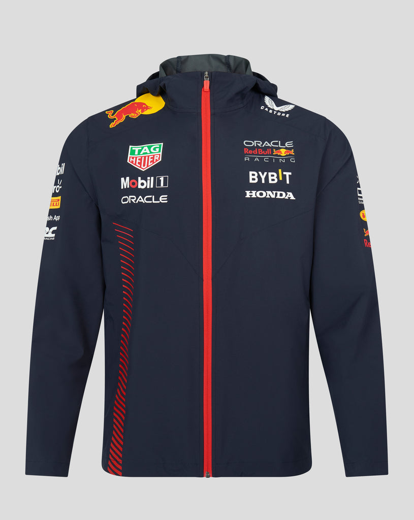 Veste Oracle Red Bull Racing F1 unisexe, réplique résistante à l'eau, bleu ciel nocturne 