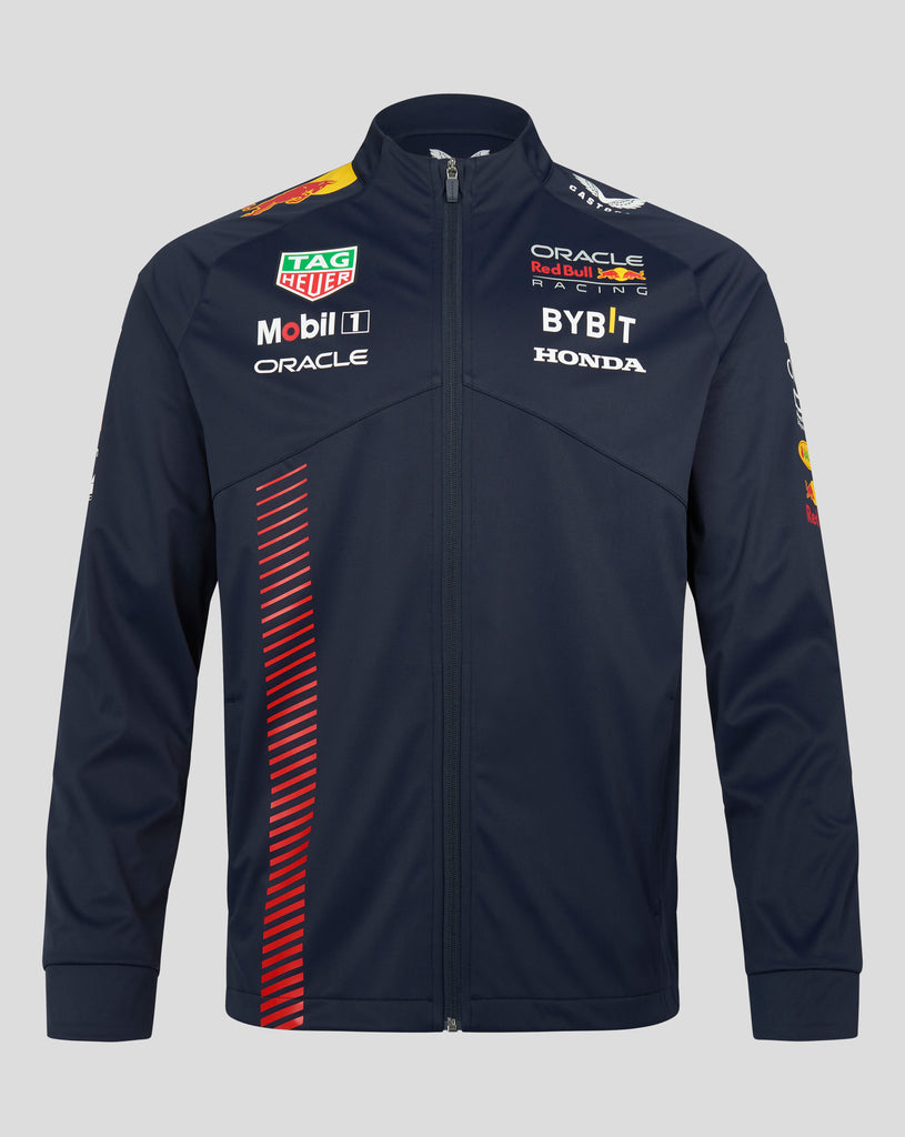 Veste Oracle Red Bull Racing F1 Replica Soft Shell Bleu Ciel Nuit 