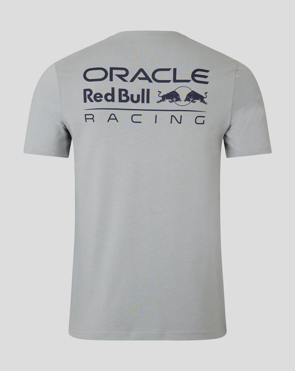 Oracle Red Bull Racing F1 T-shirt unisexe gris noyau/bleu ciel nocturne/écarlate flamme 