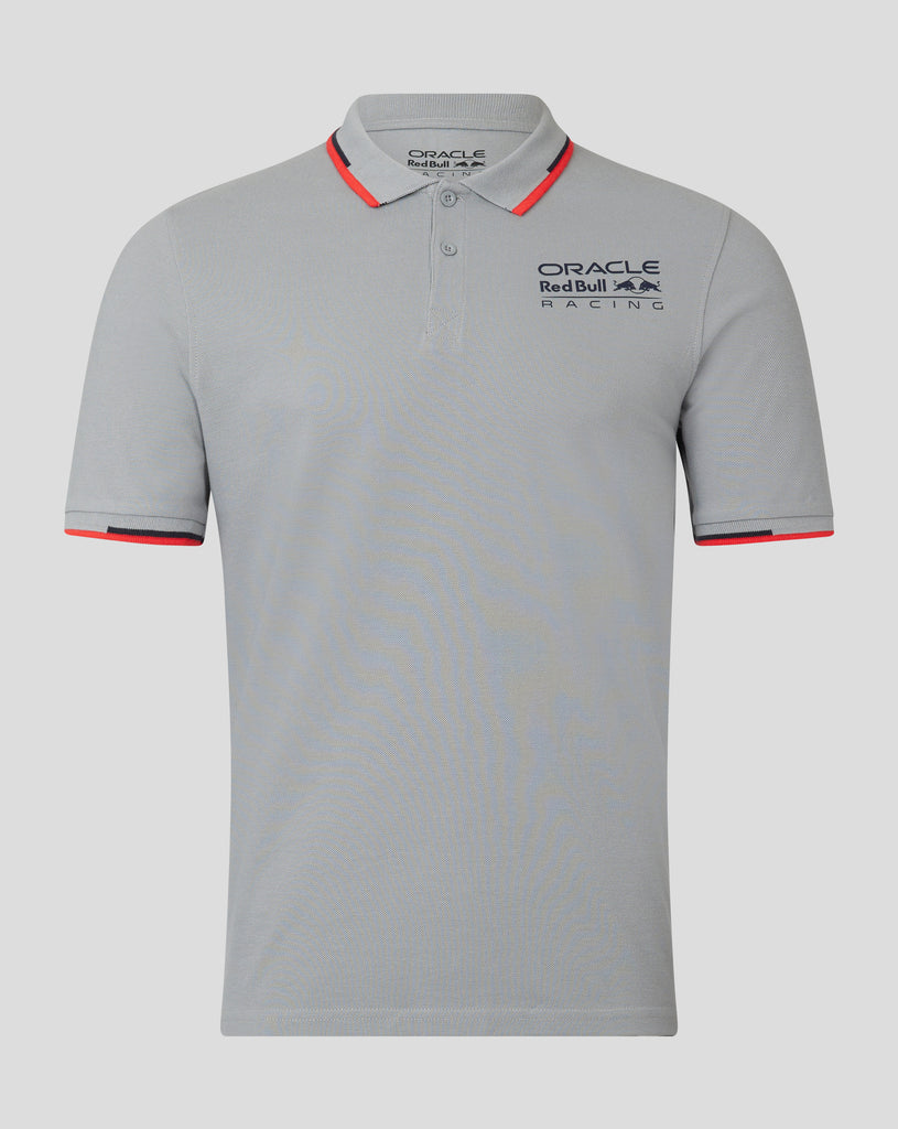 Oracle Red Bull Racing F1 Unisex Core White/Grey/Night Sky Blue/Flame Scarlet Polo