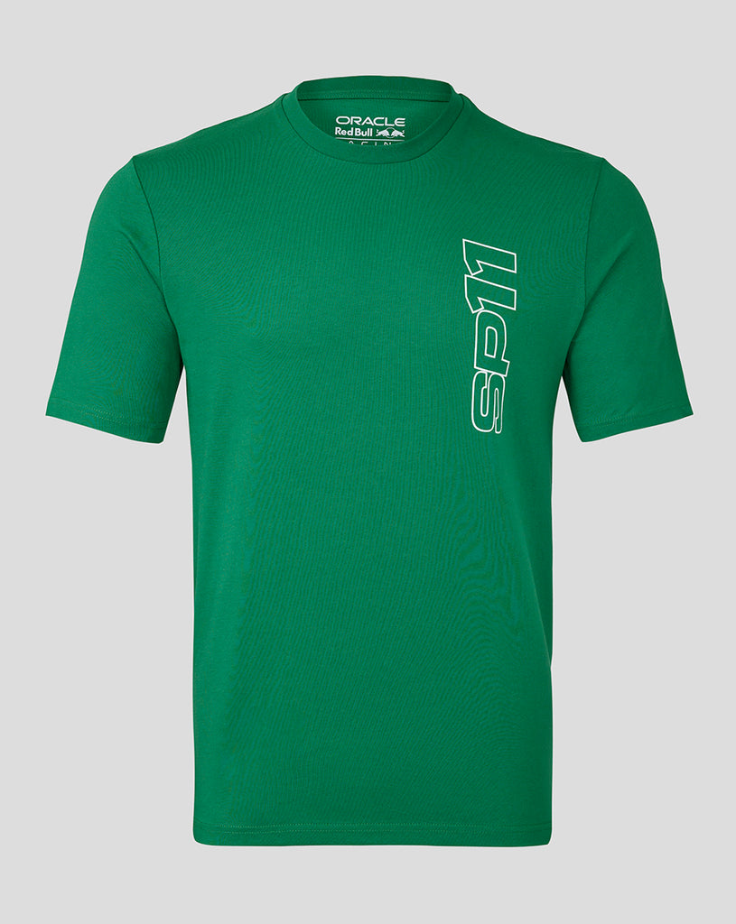 T-shirt vert unisexe, pilote Oracle Red Bull Racing, Sergio « Checo » Perez