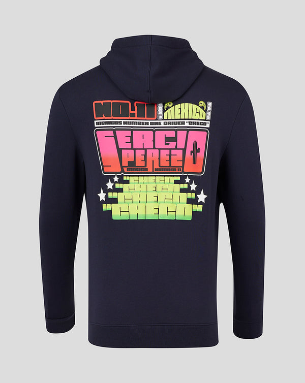 Red Bull Racing F1 Team Driver Sergio Perez Unisex Special Edition Mexico GP Night Sky Blue Hoodie