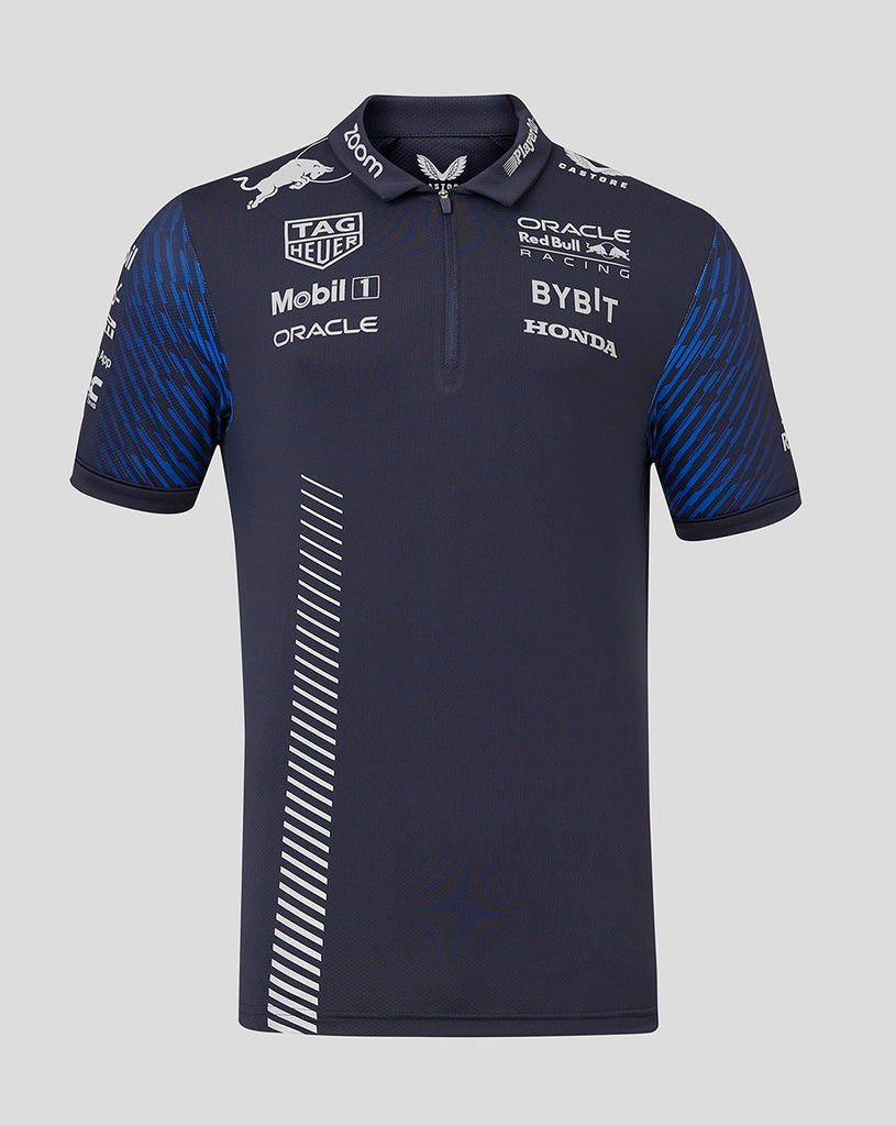 Red Bull Racing F1 Team Unisex Special Edition Las Vegas GP Night Sky Blue Polo