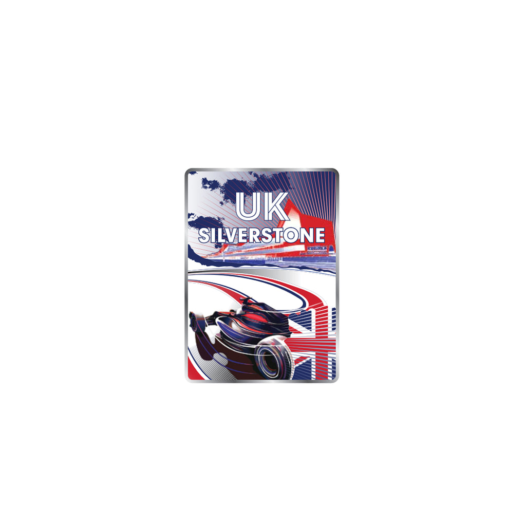 Racing Authentic Silverstone UK Multicolor Magnet 1