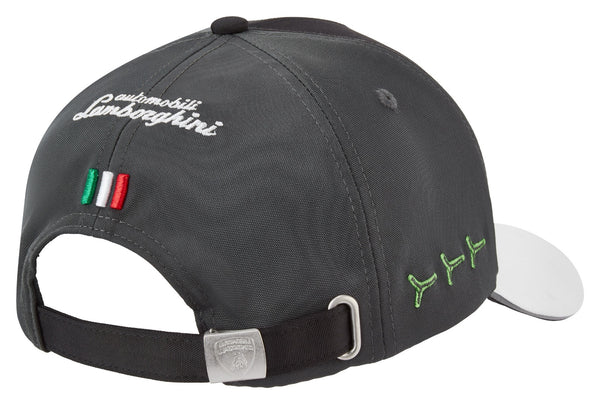 Automobili Lamborghini Squadra Corse Mens Corse Travel Black Hat