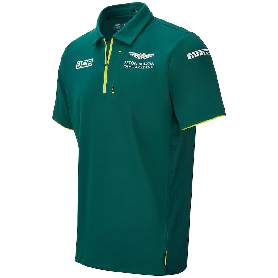 Aston Martin F1 Team Mens Green Polo 2021