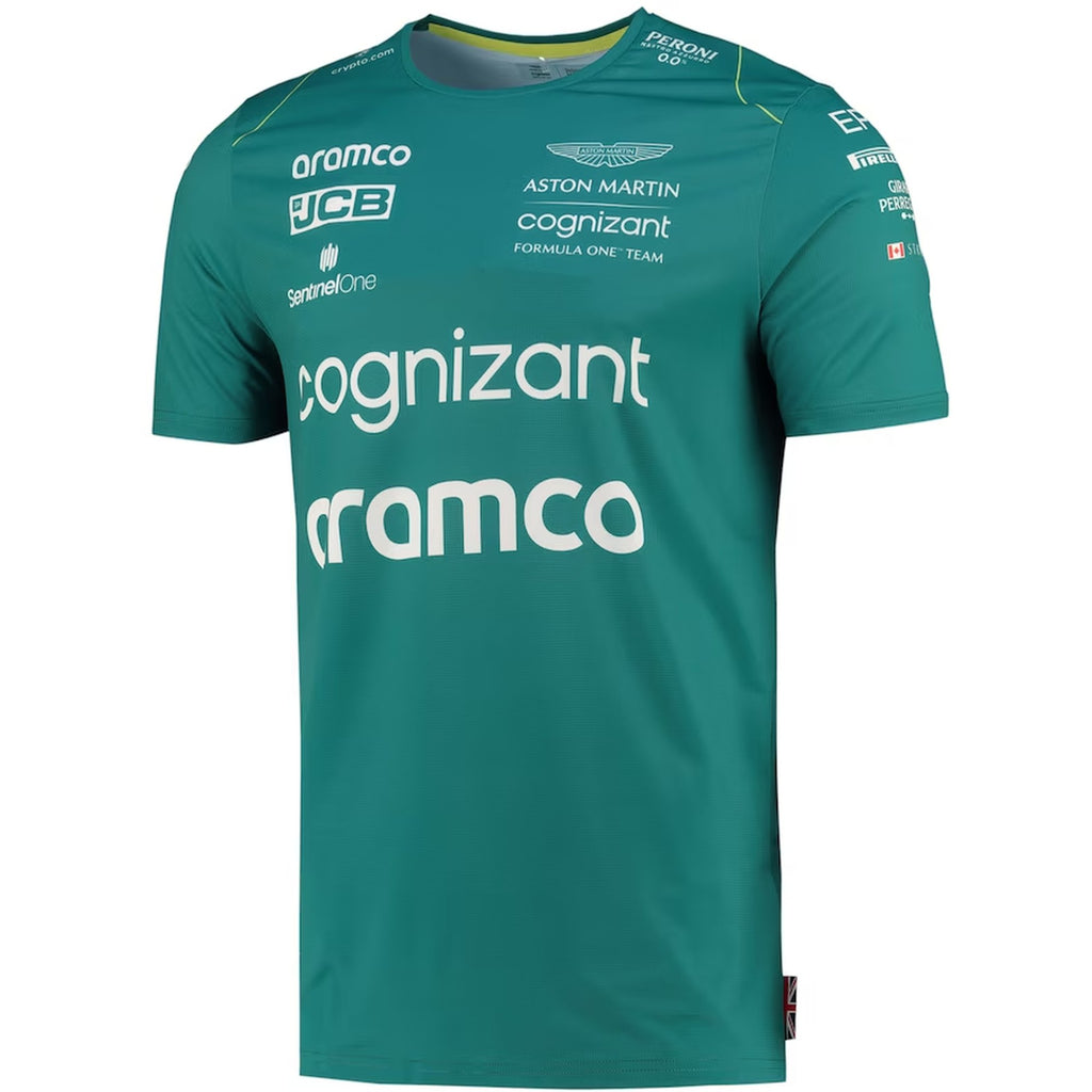 Aston Martin Cognizant F1 Sponsor Green T-Shirt 2022