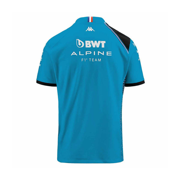 Polo bleu pour homme Alpine Racing F1 Team